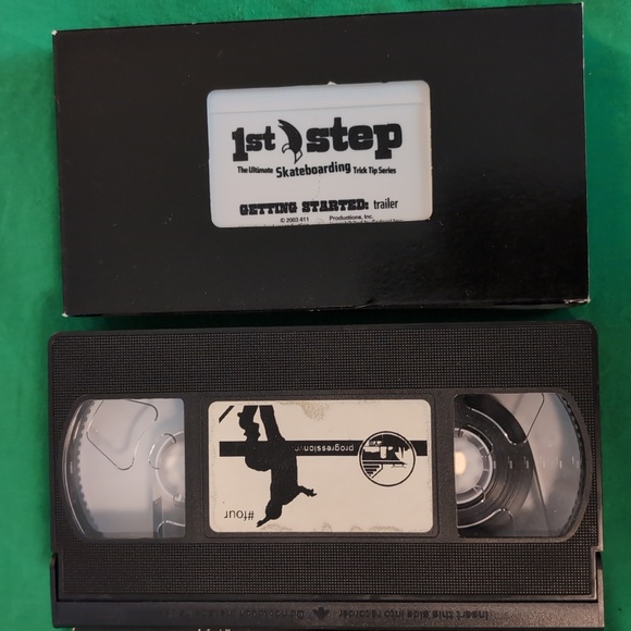 Skateboarding VHS Bundle 3 Tapes Adio One Step beyond Progression VM 4 1st Step - Picture 9 of 12